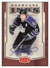 H803 JEREMY ROENICK AUTO 2006-07 FLAIR SHOWCASE INKS KINGS COYOTES #I-JR HOF