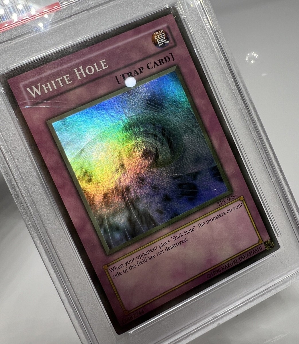 white hole yugioh card Amazon.com: Yu-Gi-Oh! - Dark Hole (LOB-052) - Legend of Blue Eyes White  Dragon - Unlimited Edition