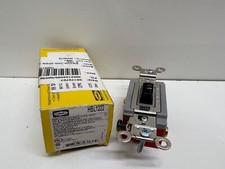 NEW OLD STOCK HUBBELL 20A 120-277V NYLON TOGGLE SWITCH HBL1222