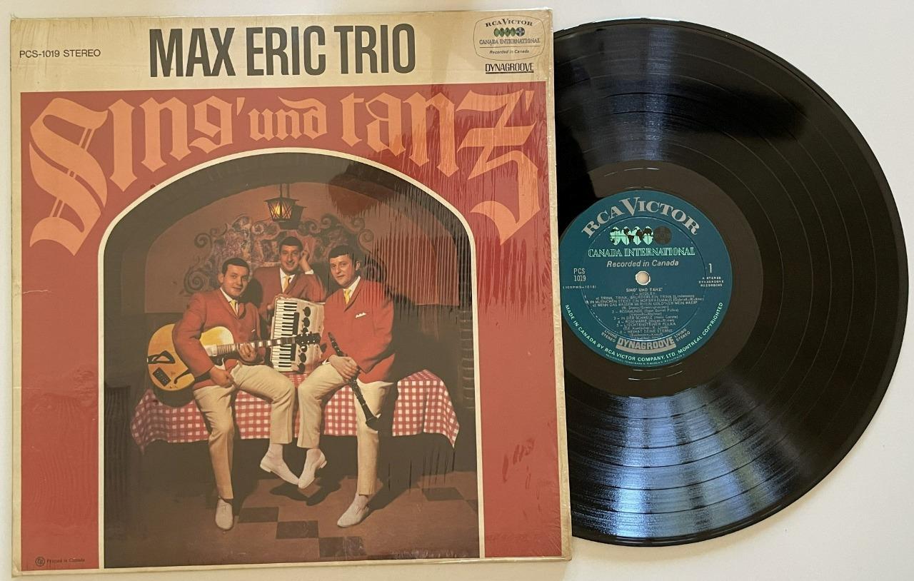 Max Eric Trio Sing' und Tanz' LP vg++ Traditional German RCA Victor (Canada)