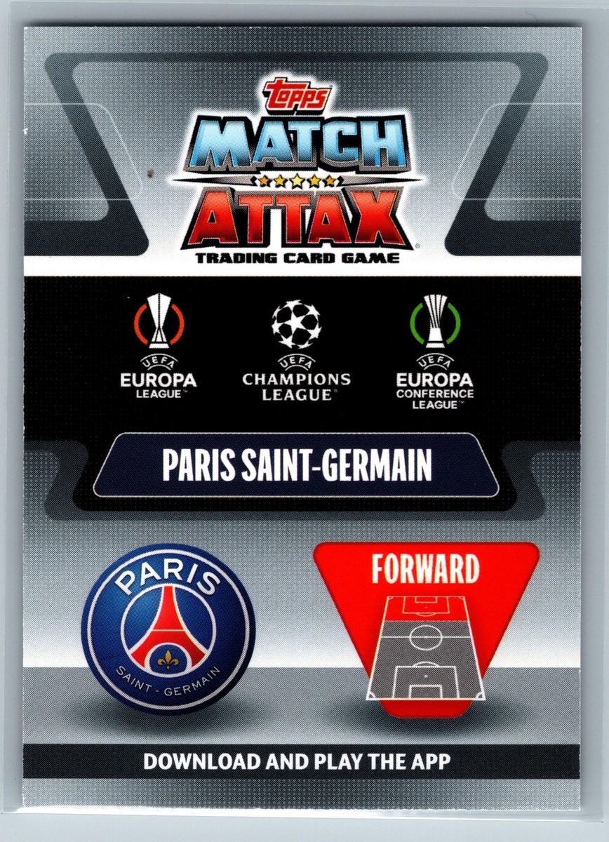 22-23 Topps Messi mbappe メッシ エムバペ ネイマール トレカでメッシ＋エムバペ＋ネイマールが実現！ 「Topps Now」で