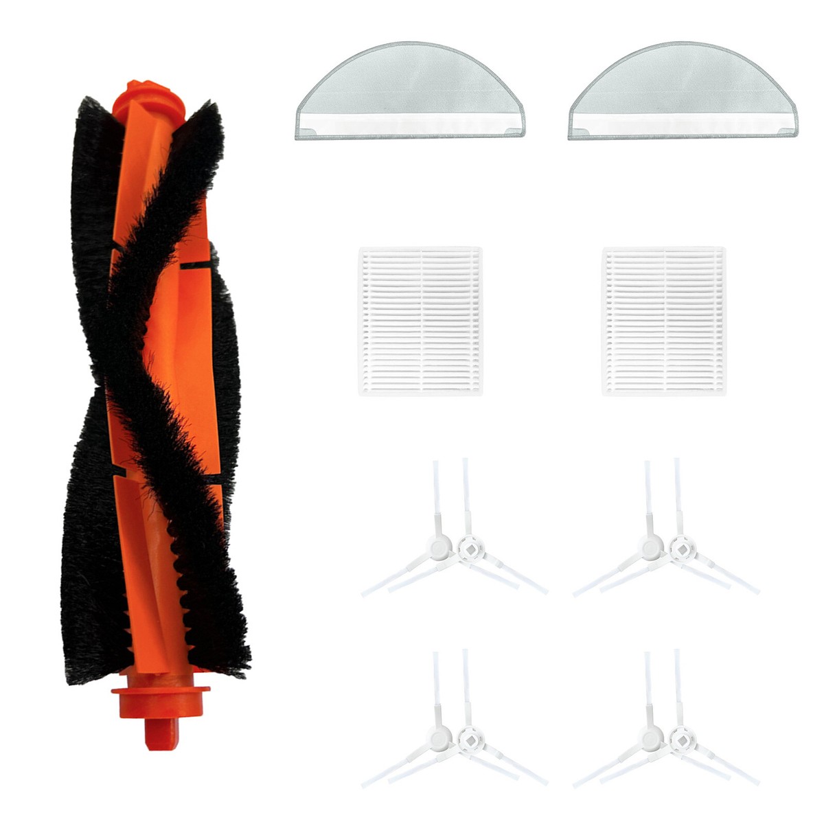 Robot Vacuum Replacement Parts Kit - For E10/B112/E12 Models - Includes Brushes, Filters, Mop Pads - View #5