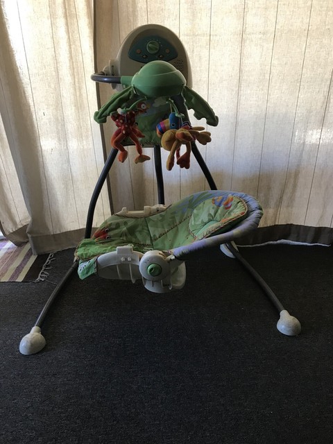 Fisher Price Folding Space Saver Baby Swing And Mobile