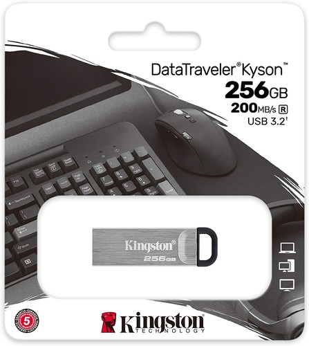 Kingston 64GB 128GB 256GB Kyson DTKN USB 3.2 Flash Drive Metal Drive lot - Afbeelding 14 van 16