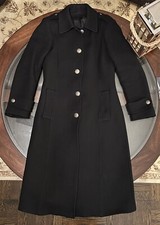 Authentic Burberry Runway Size 4 “pamela” 100% Virgin Wool Coat Made In Italy