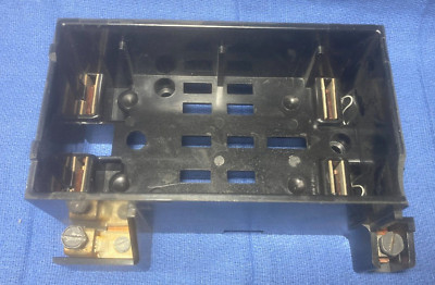 CUTLER HAMMER 100 AMP MAIN FUSE PANEL FUSE BLOCK BASE only