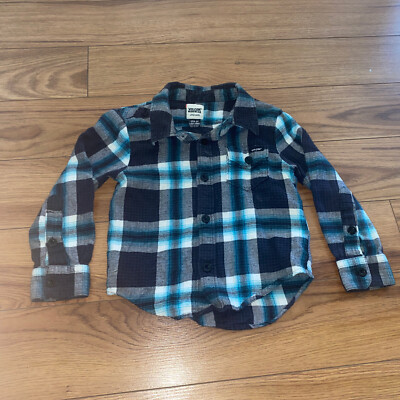Volcom 2T Toddler Boys' Workwear Long Sleeve Flannel
