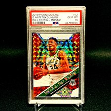 GIANNIS ANTETOKOUNMPO 2019 MOSAIC GIVE AND GO - MOSAIC #12 PSA 10 GEM MINT