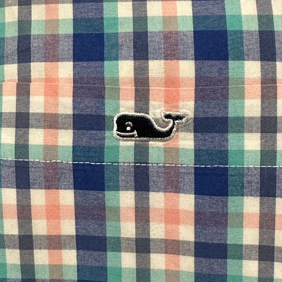 Vineyard Vines Button Down Mens M Multi Color Slim Fit Tucker Shirt Plaid Cotton