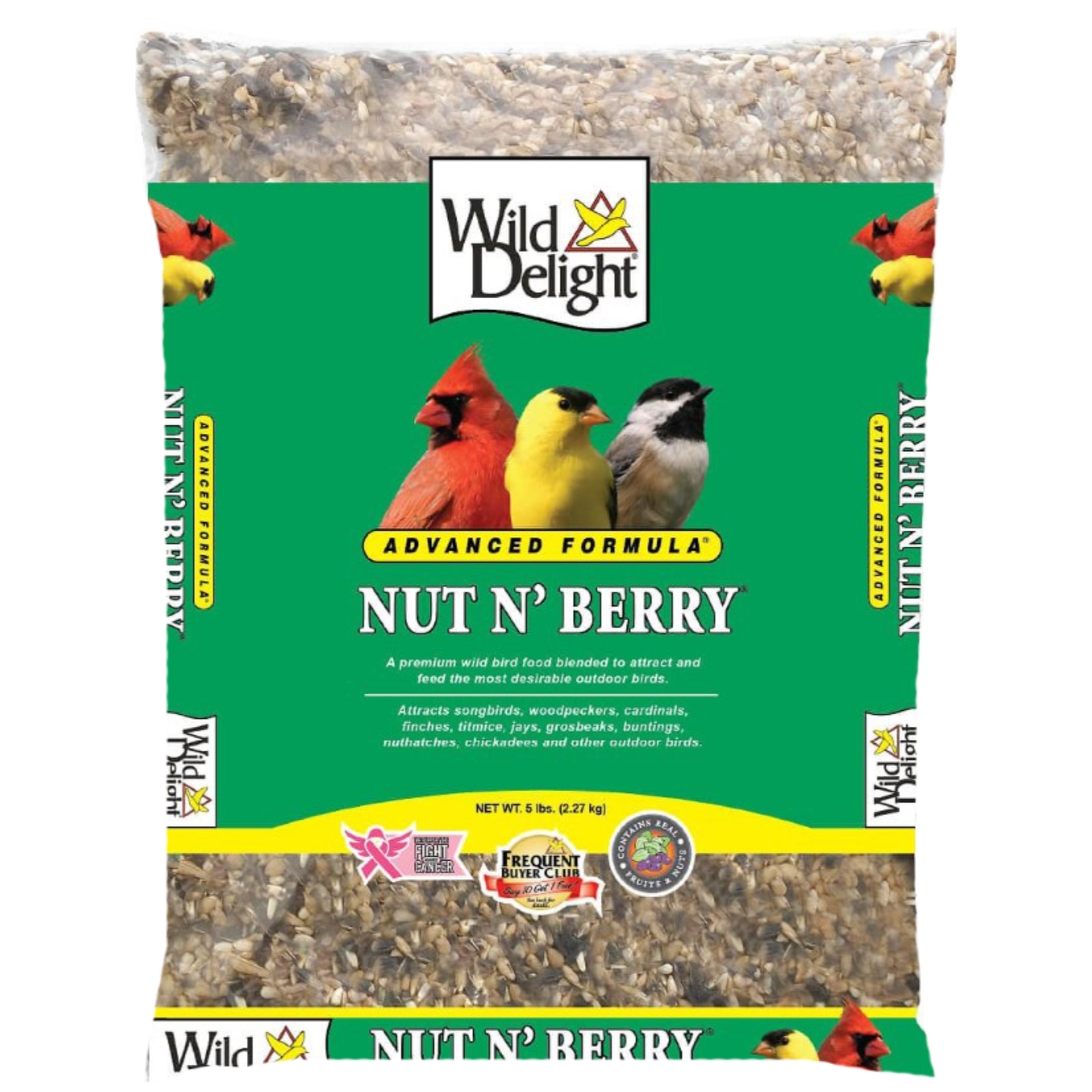 Wild Delight Advance Formula Nut N' Berry Wild Bird Food, 5l