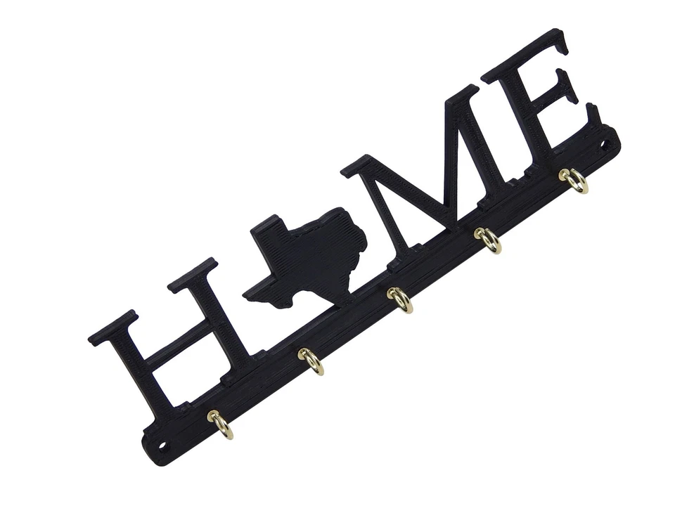 Porta llaves Texas Home Lone Star State forma colgante estante inauguración de casa pared regalo Foto 2 de 4