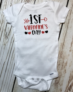 baby valentine onesie