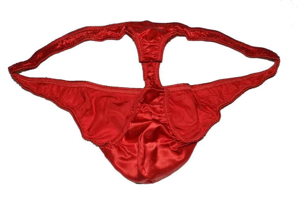 6 Piezas Ropa Interior Hombre 100% Seda Pura Tanga Calzoncillos Talla S M L XL XXL Foto 4 de 4