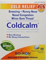 6 Pack- Boiron Coldcalm Natural Homeopathic Tablets 60 Each on sale 6 Pack- Boiron Coldcalm Natural Homeopathic Tablets 60 Each on sale