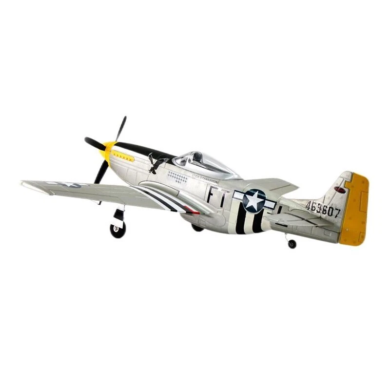 Dynam P-51 Mustang V2 Silver RC Warbird Plane 1.2m Wingspan - Image 2 of 4
