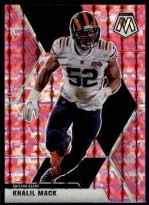 2020 Panini Mosaic Pink Prizm Khalil Mack Chicago Bears #40