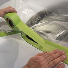 3M High Performance Green Masking Tape 401 , 24 mm x 55 m 6.7 mil, One Roll