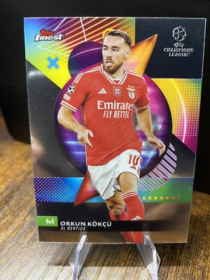 2023-24 Topps Finest UEFA Club Competitions Orkun Kokcu Orkun Kökcü #33 ...