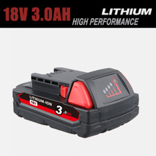 For Milwaukee M18 3.0Ah Battery Red Lithium XC Extended Capacity 48-11-1828 US