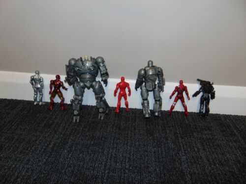 7 Iron Man Action Figures - Iron Man, Iron Monger 6", War Machine, Iron Man MK1 - Picture 9 of 21