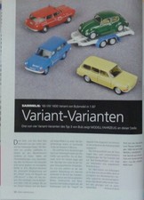 Volkswagen VW 1600 VARIANT TYP 3 in 1-87 von Bubmobil...ein Modellbericht #1404f