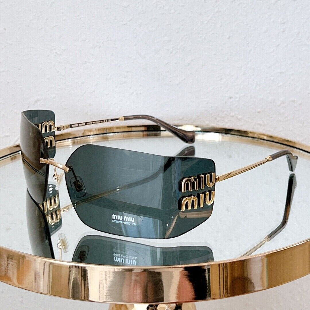 Brand New 2024 Miu-Miu Women Sunglasses MU 54YS 5AK-5S0 Authentic  
