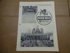 Bush Hog Series 1437 Tandem Disc Harrow Standard and Heavy Duty Operators Manual