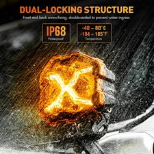 4 Led Pods Lights Wspecial X-line Drl Design For Suv Trucks Jeep Ford Utv Atv