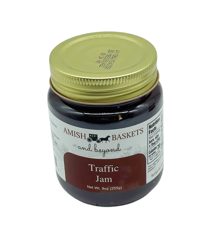 Amish Baskets Traffic Jam no transgénico vegano todo natural - 9 oz - 2 frascos Foto 3 de 4
