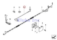 Bmw Genuine Battery Rear Cable - Negative E46 E85 E86 Bmw Genuine Battery Rear Cable - Negative E46 E85 E86