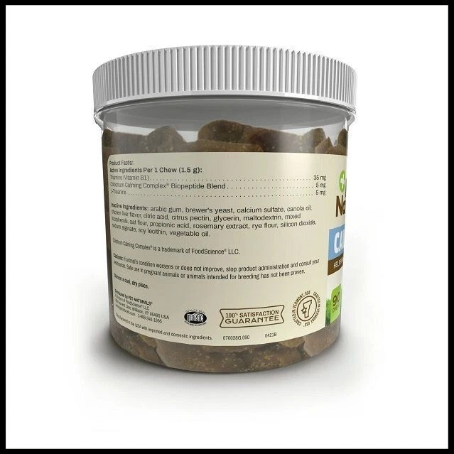 Pet Naturals Calming for Dogs, Behavioral Support Supplement, 90 Bite-Sized Chew - Image 2 of 4