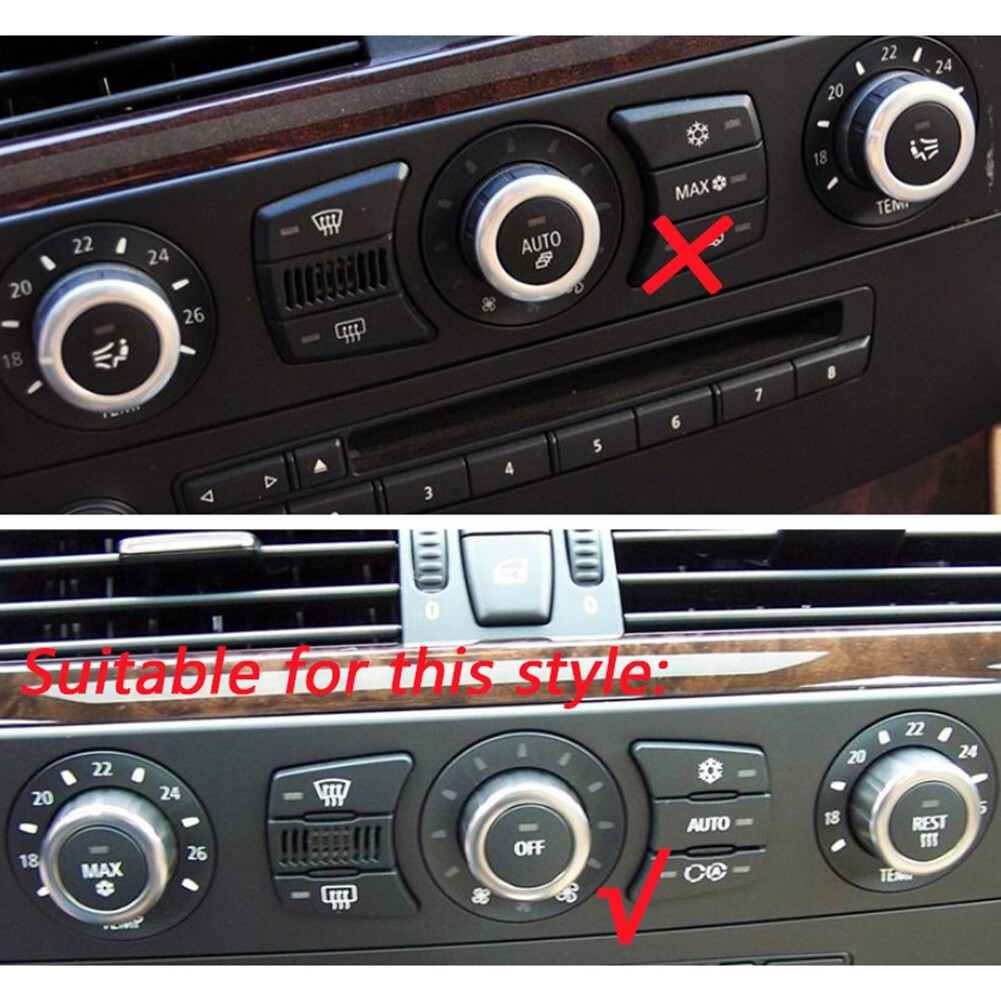 BMW 5 Series E60 E61 Air Conditioner OFF Button Cap Cover – Easy Repair, OEM Style