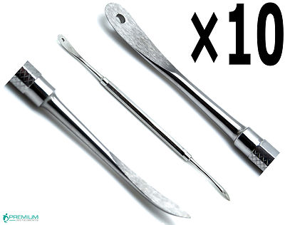 10× Dental Allen Molt 9A Periosteal Elevator Surgical Instruments Octagon Handle