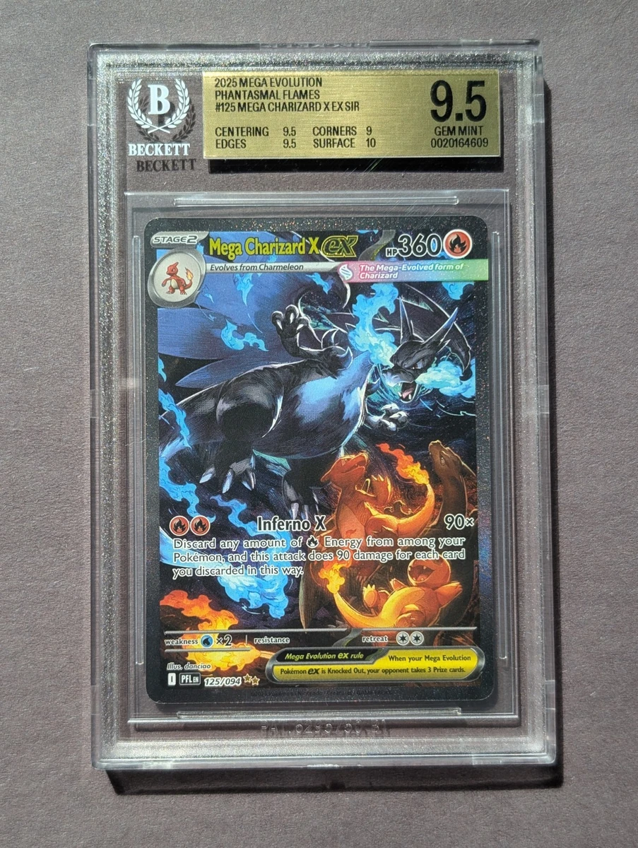 Pokémon TCG Rare Grade 9.5 Individual Collectible Card Game Cards