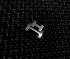 Véritable HERMES Clipper CL5.210 maillon de montre 14 mm côtés polis #276