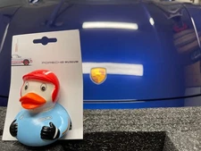 rubber duck from Porsche museum 911 - red cap - NEW