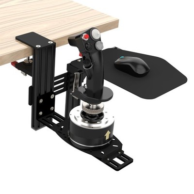 1 Set Metal Pads Mount Holder Platform for Video Simulation Flight Stick Desk...