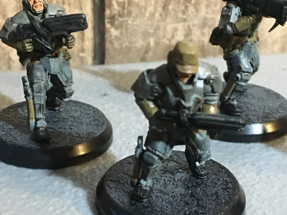 A31160 RACKHAM AT-43 UNA STEEL TROOPERS 4 PK MINI CON TARJETA Foto 4 de 4