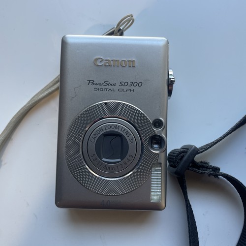 Canon Powershot ELPH SD300 4,0 MP Digitalkamera mit Tasche für Ersatzteile - Bild 2 von 6