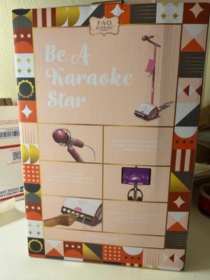 FAO Schwarz Stage Stars Karaoke Microphone with Stand and Tablet