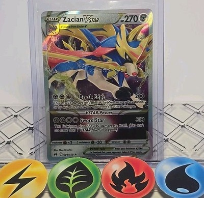 Pokémon TCG Zacian VSTAR 96/159 Crown Zenith 2023 NM | eBay