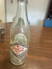 Natchez Coca-Cola 75th Anniversary Bottle 8” Vintage No Deposit No Refill 10oz