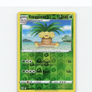 Exeggutor 002/172 Brilliant Stars Reverse Holo Pokemon Card