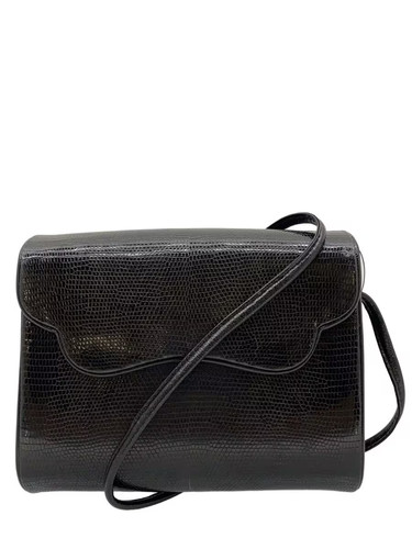 YVES SAINT LAURENT Shoulder Bag Leather Black