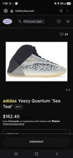 adidas Yeezy Quantum Men's 8.5 Sea Teal GY7926
