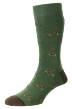 Bisley Pheasant Socks Navy  Hunting outdoor gear for Men