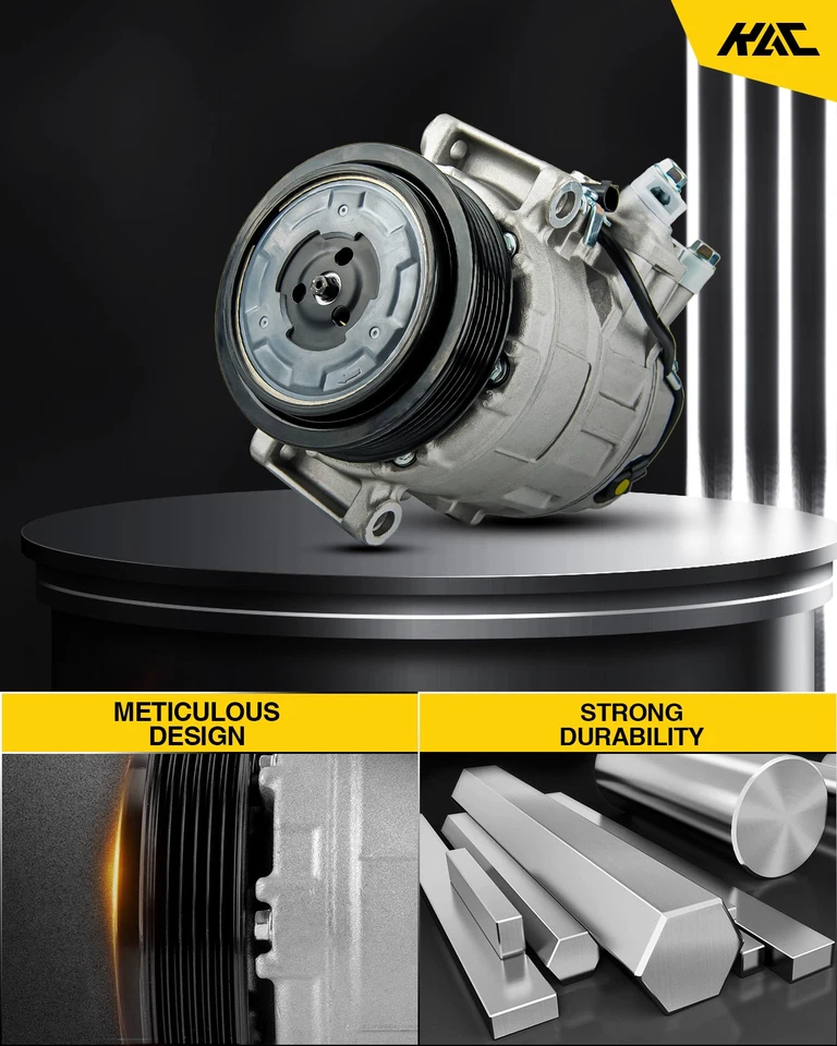 A/C Compressors & Clutches For Isuzu i-290 2007-2008 GMC Canyon 2004-2012 68337 - Image 2 of 4