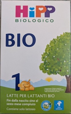 HiPP Anfangsmilch 1 von Geburt an- 4x600 g - Italienische Verpackung