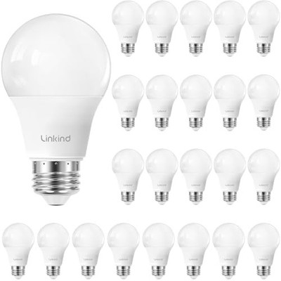 A19 Dimmable LED Light Bulbs, 60W Equivalent, 9W, 2700K Softe White, 800 