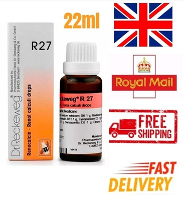 Dr. Reckeweg R27 Nierenstein Tropfen für Nierensteine, trüben Urin 22ml